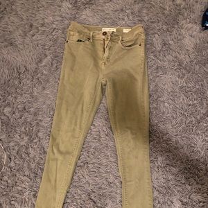 BULLHEAD olive green jeans